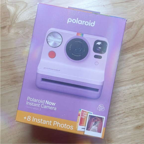 Polaroid Now Gen 2 Instant Camera + Color Film Bundle- Lavender *BNIB* - Picture 1 of 7